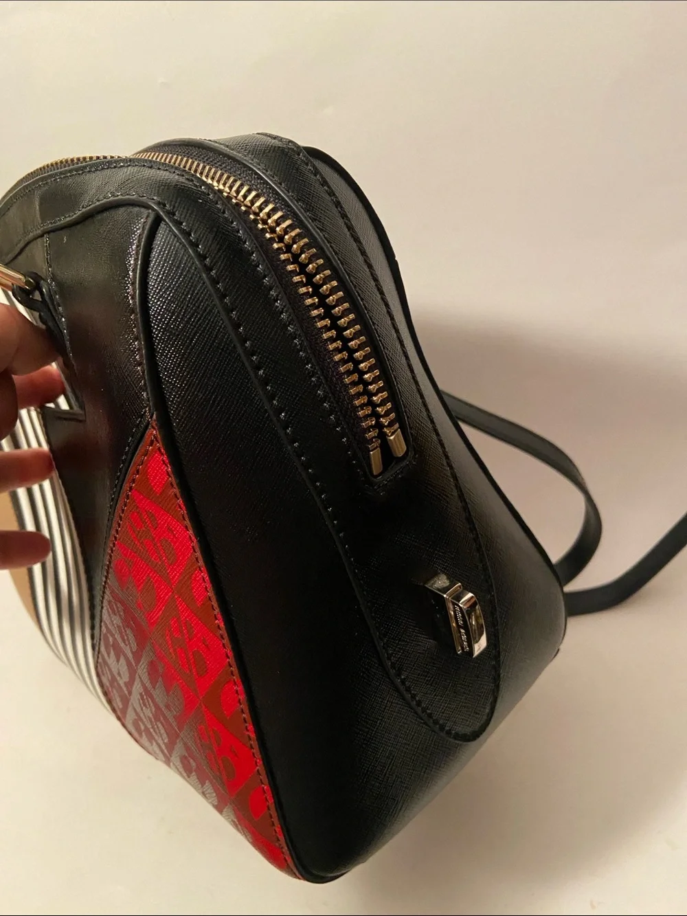 Henri Bendel West 57th Patchwork Satchel Bag